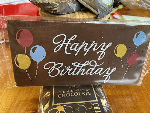 Ministry of Chocolate Happy Birthday Bar
