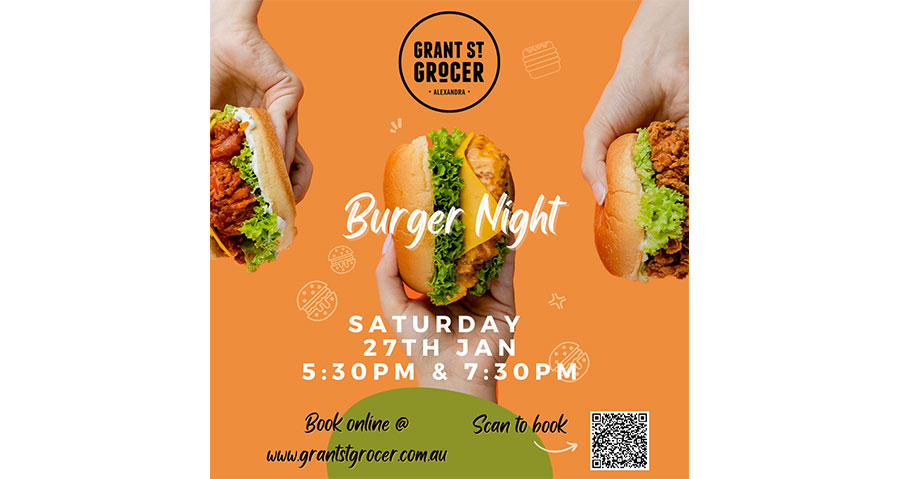 Burger Night at Grant St Grocer